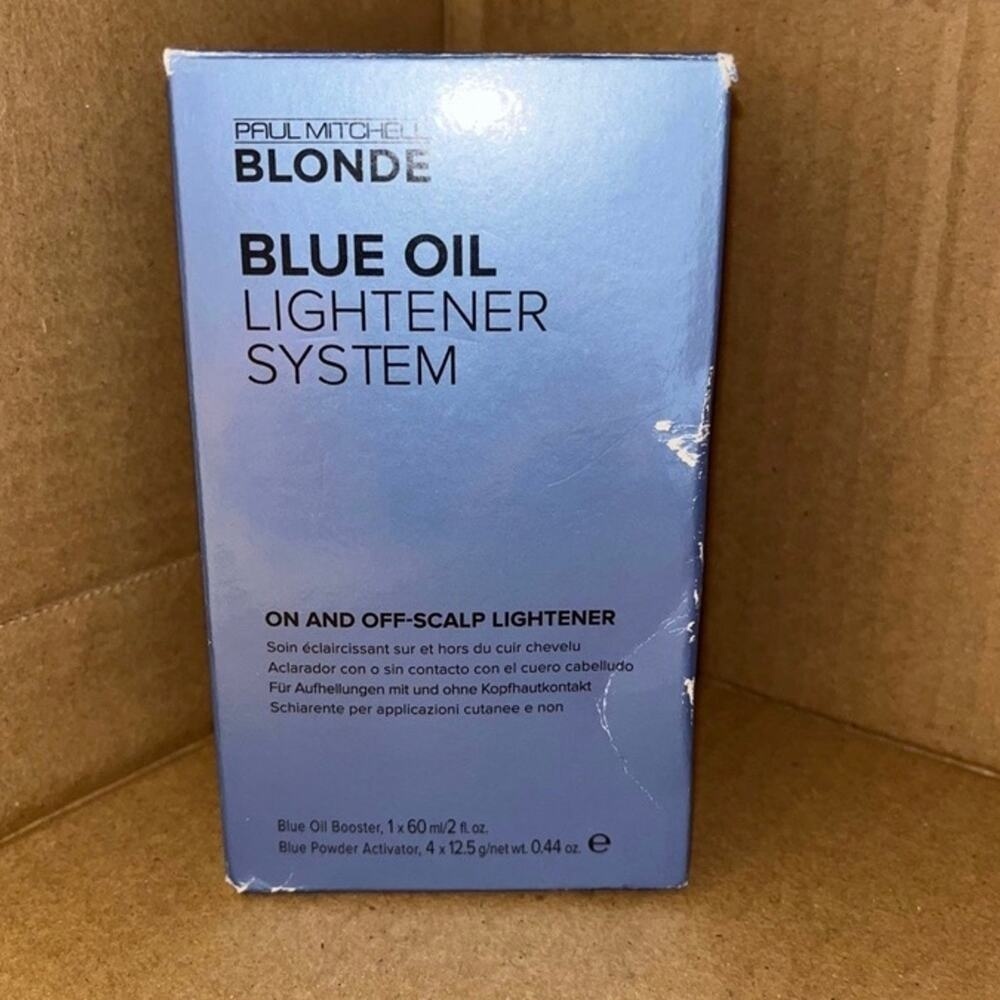 Paul Mitchell Blonde Blue Oil Lightener hair care color bleach